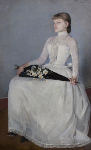 Lady in a White Dress