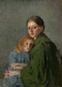 Study of a woman with a girl
