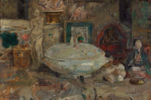 Still life with a vase