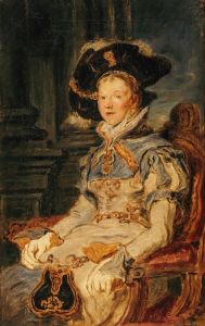 Sketch for a Portrait of a Woman in Renaissance Costume