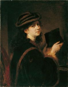 Mädchen mit Stereoskop