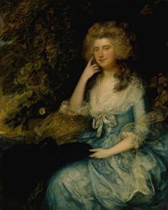Mrs. William Tennant, Née Mary Wylde, Seated In a Landscape