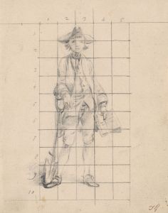 A Boy with a Book and a Spade