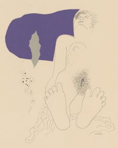 Lying nude