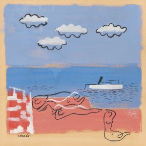 On the beach