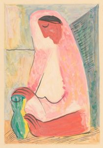 Woman with a vase