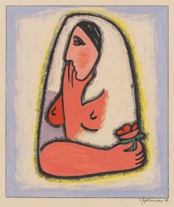 Woman with a Flower