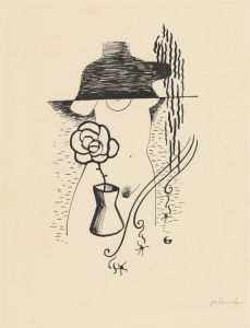 Woman and Flower