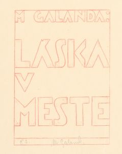 Love in the city – Title page