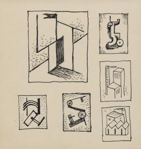 Sketchbook with Various Studies