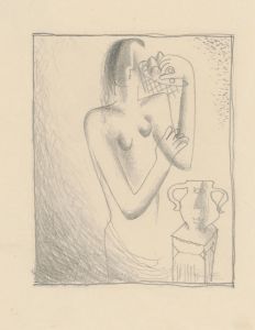Woman with Fruit Basket on her Shoulder