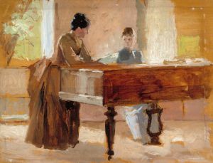In The Drawing Room At Haikko, Study For An Old Tune