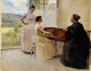 In The Drawing Room At Haikko, Study