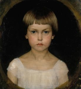 Portrait Of The Artist´s Sister Berta Edelfelt