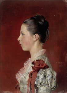 Portrait Of The Artist’s Sister Annie Edelfelt