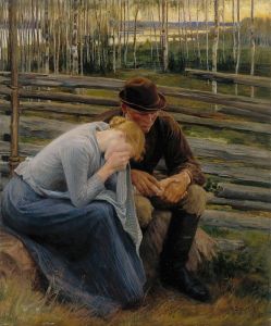 Sorrow, Variation Of The Illustration For The Poem At The Fair Of Vernamo