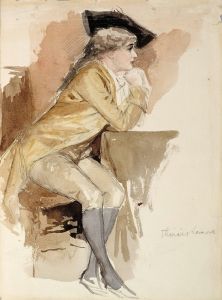 Thérèse Lainville Dressed As In The 18th Century