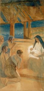 Shepherds Worship The Child Jesus