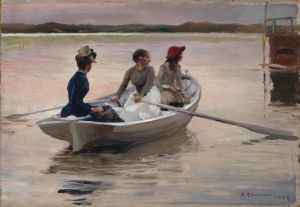 Girls in a Rowing Boat