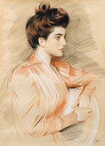 Profile Portrait Of Elisabeth Van Biema