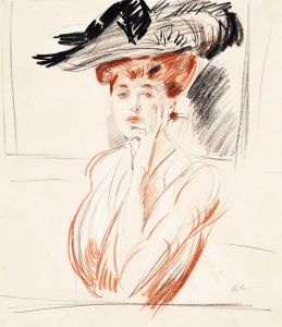 La dame au chapeau aux plumes