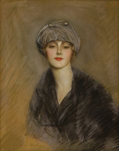 Portrait de Lucette au chapeau