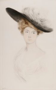 Portrait de femme au chapeau