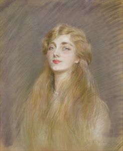 Portrait of Mlle Blanche de Pas