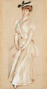 Portrait of Madame Helleu in boating costume