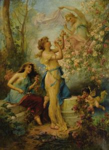 Venus with Putti and Attendants