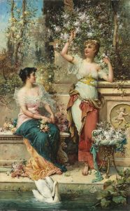 Two Ladies in a Park