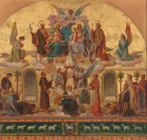 Entwurf zum in grossen Dimensionen ausgeführten Hauptbilde in der Pfarrkirche St. Anna in Baumgarten Wien