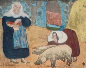 Femmes Au Porcs
