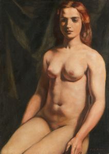 Seated nude