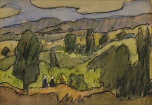 Paysage aux alentours de Pont Aven
