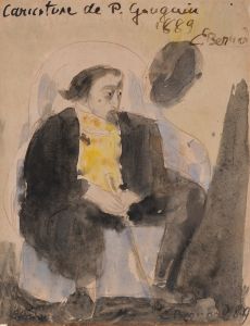 Caricature of Paul Gauguin