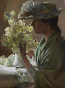 Lady with a Bouquet