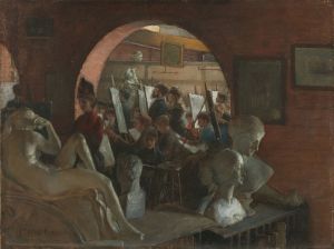 An Alcove in the Art Students’ League