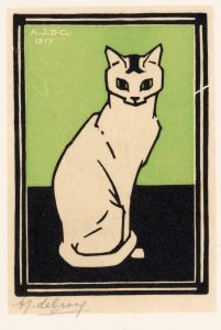 Zittende kat