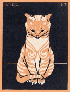 Zittende kat