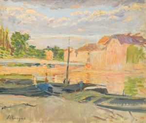 Péniches Au Bord De La Marne