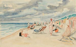 La plage de Deauville