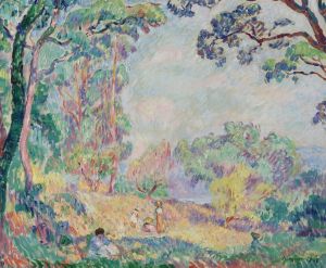 Jeunes Femmes Et Fillettes Dans Un Paysage