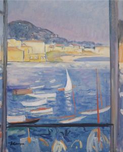 Villefranche-Sur-Mer, Fenêtre Ouverte Sur Le Port
