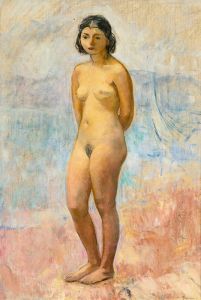 Jeune Fille Nue Debout