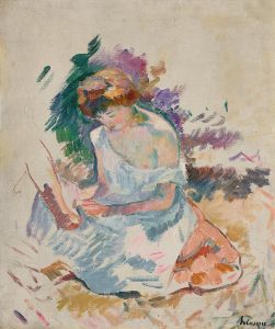 Femme au jardin