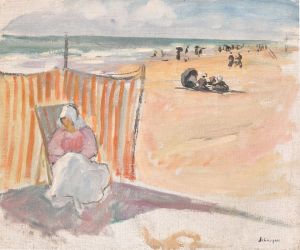 Sur la plage de st. Jean de Monts