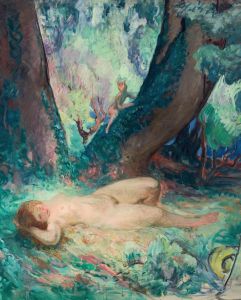 Nu au petit faune