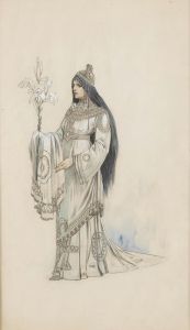 A costume design for the Théâtre de la Renaissance, Paris