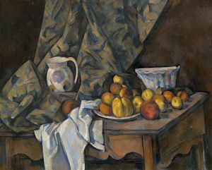 Still Life with Apples and Peaches